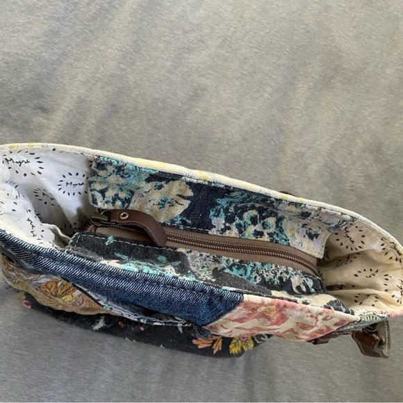 Myra Bag Floral Patchwork Crossbody Bag - Picture 9 of 12